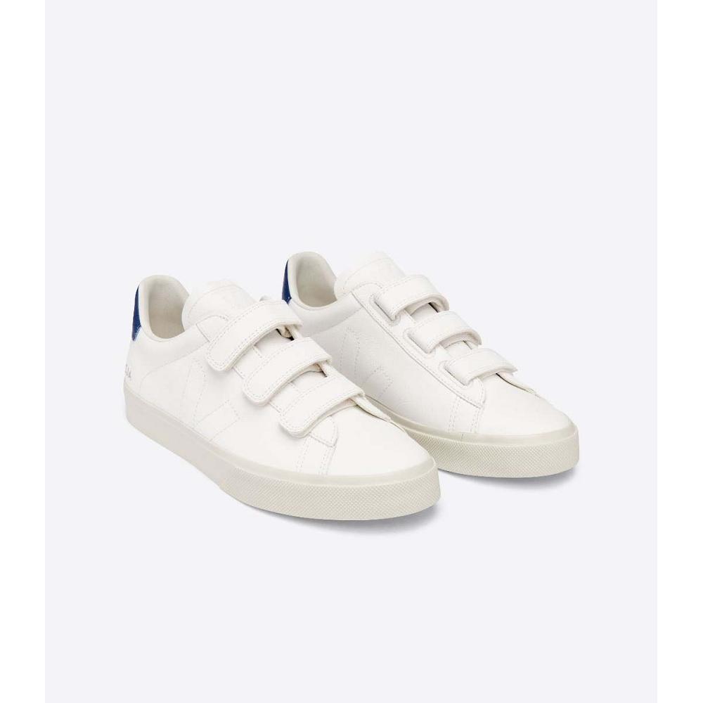 Veja RECIFE CHROMEFREE Schoenen Heren White/Blue | NL 200XYU